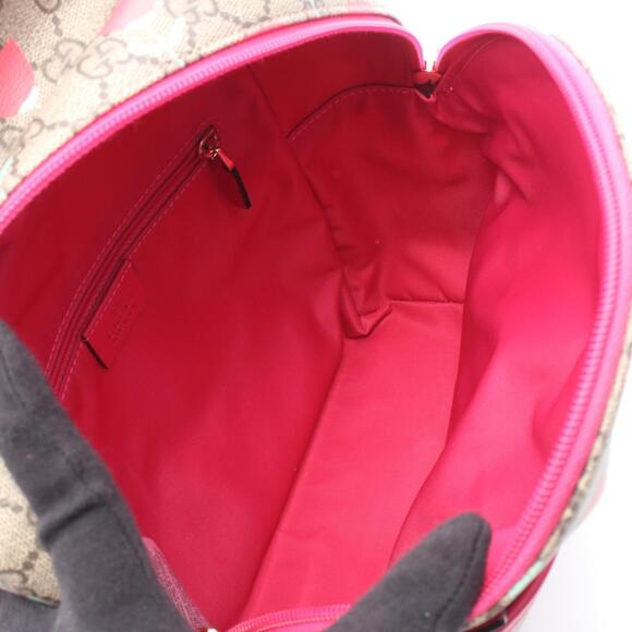 GUCCI Cream Leather Backpack main image 4